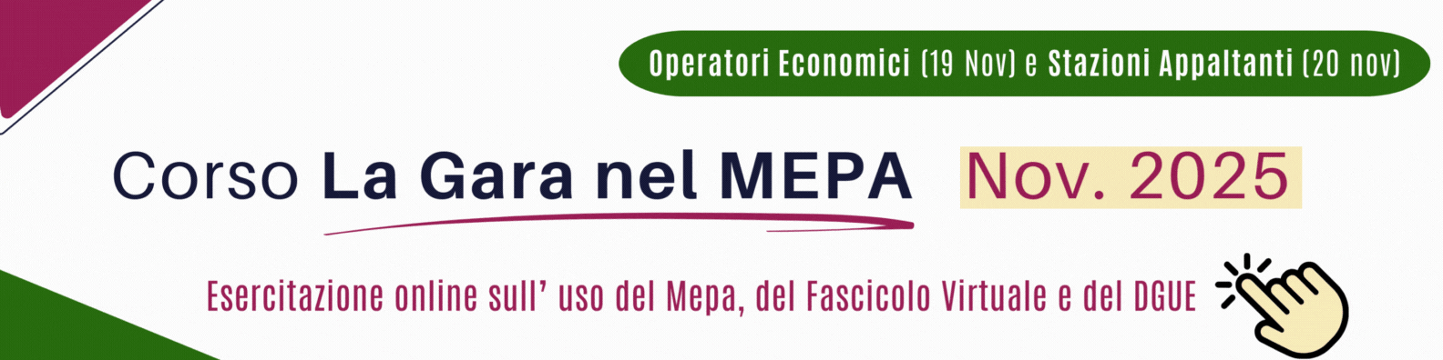 Corso MEPA 19 e 20 nov OE e PA